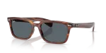 Rayban RB2234F 954/R5 แว่นกันแดดลายฮาวานาเลนส์น้ำเงิน ทุกเพศ