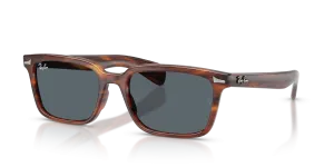 Rayban RB2234F 954/R5 แว่นกันแดดลายฮาวานาเลนส์น้ำเงิน ทุกเพศ