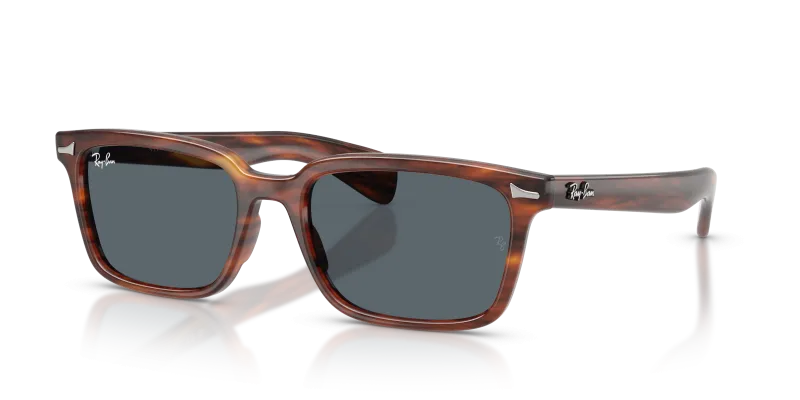 Rayban RB2234F 954/R5 แว่นกันแดดลายฮาวานาเลนส์น้ำเงิน ทุกเพศ