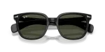 แว่นกันแดด Rayban Brunel II RB2235F-901/31 Black Green Rayban Brunel II RB2235F 901/31 close-up ด้านหน้า