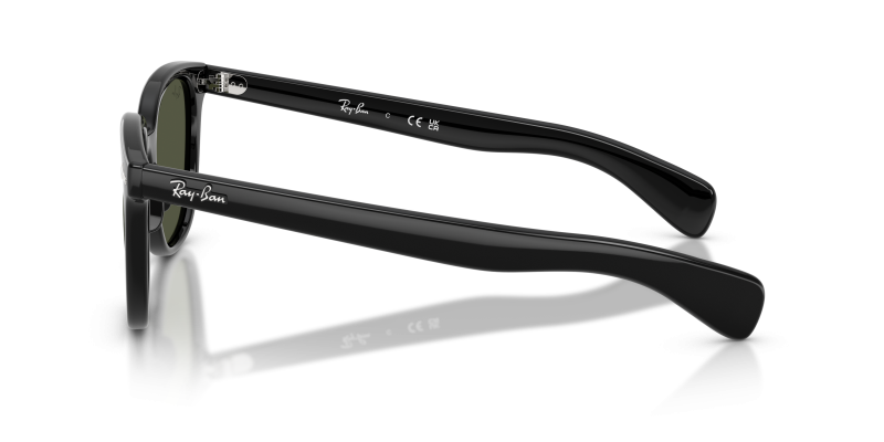 แว่นกันแดด Rayban Brunel II RB2235F 901/31 มุมข้าง ทรงสี่เหลี่ยมจัตุรัส Asia Fit