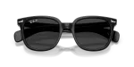 แว่นกันแดด Rayban Brunel II RB2235F-901/48 Black Polarized Rayban RB2235F 901/48 close-up ด้านหน้า