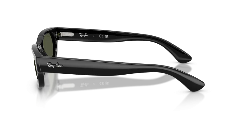 แว่นกันแดด Rayban RB2236F 901/31 มุมข้าง ทรงไม่สม่ำเสมอ Asia Fit