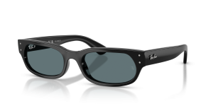 Rayban RB2236F 901/48 แว่นกันแดดเลนส์โพลาไรซ์ดำ สำหรับทุกเพศ