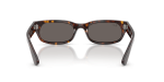 แว่นกันแดด Rayban RB2236F-902/B1 Havana Dark Grey Rayban RB2236F-902/B1 902/B1 ขาแว่นด้านใน