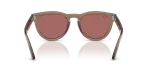 แว่นกันแดด Rayban RB2237-682769 Transparent Light Brown Dark Violet แว่นกันแดด Rayban RB2237-682769 ขาแว่นด้านใน