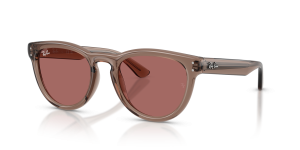แว่นกันแดด Rayban RB2237-682769 มุมเฉียง สีน้ำตาลอ่อนโปร่งใส สำหรับทุกเพศ