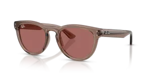 แว่นกันแดด Rayban RB2237-682769 มุมเฉียง สีน้ำตาลอ่อนโปร่งใส สำหรับทุกเพศ
