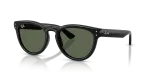 แว่นกันแดด Rayban RB2237-901/71 Black Dark Green แว่นกันแดด Rayban RB2237-901/71 มุมเฉียง สีดำ สำหรับทุกเพศ