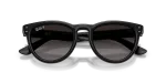 แว่นกันแดด Rayban RB2237-901/T3 Black Polar Light Grey Gradient Grey แว่นกันแดด Rayban RB2237-901/T3 close-up ด้านหน้า
