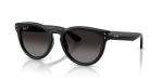แว่นกันแดด Rayban RB2237-901/T3 มุมเฉียง สีดำ สำหรับทุกเพศ