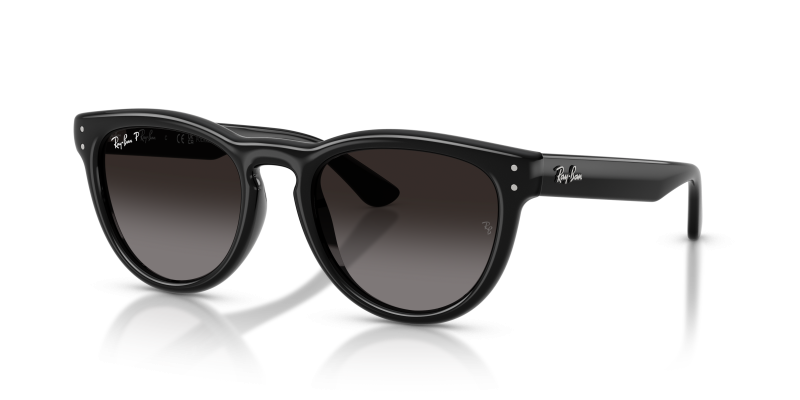 แว่นกันแดด Rayban RB2237-901/T3 มุมเฉียง สีดำ สำหรับทุกเพศ