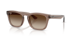 แว่นกันแดด Rayban RB2238-682713 มุมเฉียง สีน้ำตาลอ่อนโปร่งใส สำหรับทุกเพศ