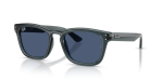 แว่นกันแดด Rayban RB2238-689780 Transparent Blue แว่นกันแดด Rayban RB2238-689780 มุมเฉียง สีน้ำเงินโปร่งใส สำหรับทุกเพศ