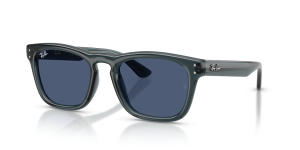 แว่นกันแดด Rayban RB2238-689780 มุมเฉียง สีน้ำเงินโปร่งใส สำหรับทุกเพศ