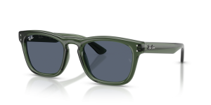 แว่นกันแดด Rayban RB2238-689887 Transparent Green Dark Grey