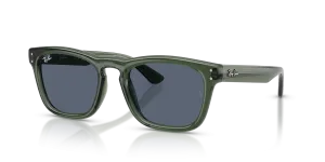 แว่นกันแดด Rayban RB2238-689887 มุมเฉียง สีเขียวโปร่งใส สำหรับทุกเพศ