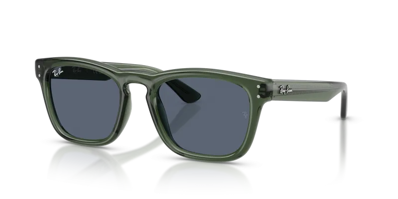 แว่นกันแดด Rayban RB2238-689887 Transparent Green Dark Grey แว่นกันแดด Rayban RB2238-689887 มุมเฉียง สีเขียวโปร่งใส สำหรับทุกเพศ