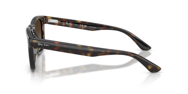 แว่นกันแดด Rayban RB2238-710/T5 มุมข้าง ขาแว่นสีฮาวานา