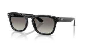 แว่นกันแดด Rayban RB2238-901/T3 Black Polar Light Grey Gradient Grey
