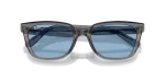 แว่นกันแดด Rayban RB2243D-139972 Transparent Grey Light Blue Rayban RB2243D 139972 close-up ด้านหน้า