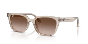 Rayban RB2243D 682713 แว่นกันแดดกรอบใสเลนส์น้ำตาลไล่ระดับ ทุกเพศ