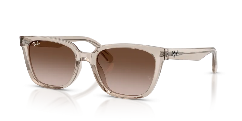 Rayban RB2243D 682713 แว่นกันแดดกรอบใสเลนส์น้ำตาลไล่ระดับ ทุกเพศ