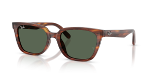 Rayban RB2243D-954/71 954/71 แว่นกันแดดแถบฮาวานา Low Bridge Fit ทั้งสองเพศ