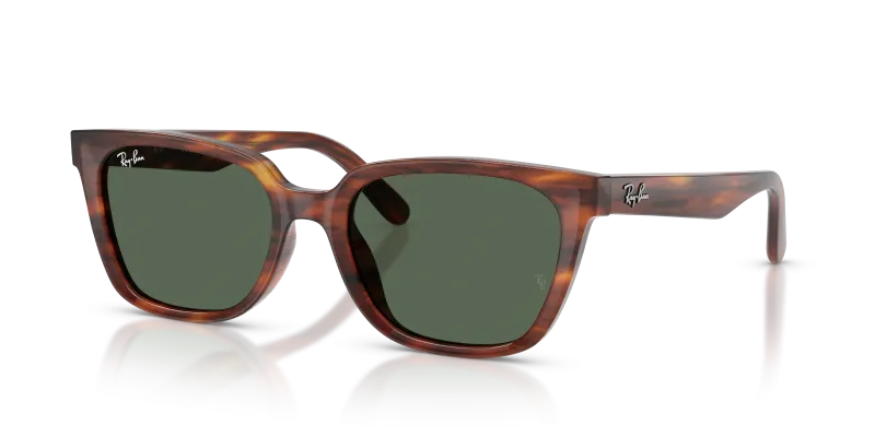 Rayban RB2243D-954/71 954/71 แว่นกันแดดแถบฮาวานา Low Bridge Fit ทั้งสองเพศ