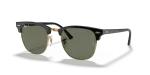 Rayban RB3016F 901/58 แว่นกันแดดสีดำล้วน Low Bridge Fit เลนส์ G-15 โพลาไรซ์เขียว ยูนิเซ็กซ์