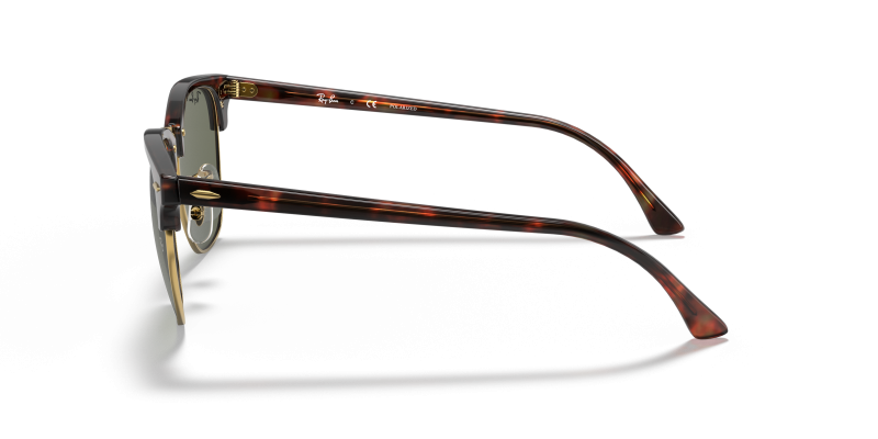 แว่นกันแดด Rayban RB3016F 990/58 มุมข้าง โครงสร้างคานต่ำ Low Bridge Fit ลายฮาวานาแดงอบอุ่น