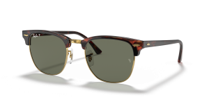 Rayban RB3016F 990/58 แว่นกันแดดลายฮาวานาแดง Low Bridge Fit เลนส์ G-15 โพลาไรซ์เขียว ยูนิเซ็กซ์