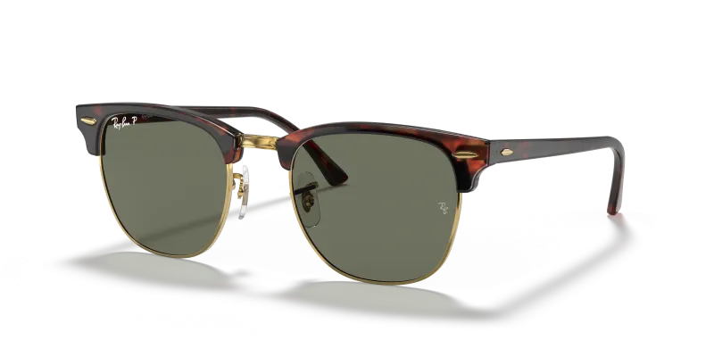 Rayban RB3016F 990/58 แว่นกันแดดลายฮาวานาแดง Low Bridge Fit เลนส์ G-15 โพลาไรซ์เขียว ยูนิเซ็กซ์