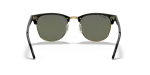 แว่นกันแดด Rayban Clubmaster RB3016-901/58 Gold Black G-15 Green Polarized Rayban RB3016 901/58 ขาแว่นด้านใน