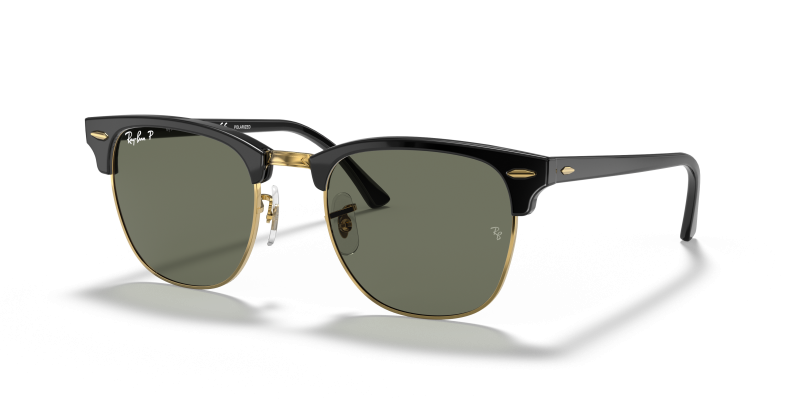 Rayban RB3016 901/58 แว่นกันแดดสีทองและดำ เลนส์ G-15 โพลาไรซ์เขียว ยูนิเซ็กซ์