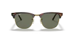 แว่นกันแดด Rayban Clubmaster RB3016-990/58 Havana Gold G-15 Green Polarized Rayban RB3016 990/58 ด้านหน้า