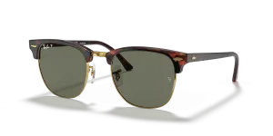 Rayban RB3016 990/58 แว่นกันแดดลายเต่าพื้นทอง เลนส์ G-15 โพลาไรซ์เขียว ยูนิเซ็กซ์