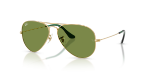 Rayban RB3025 001/4E แว่นกันแดดทองอะริสต้า-เขียว สำหรับทุกเพศ