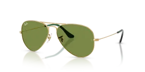 Rayban RB3025 001/4E แว่นกันแดดทองอะริสต้า-เขียว สำหรับทุกเพศ