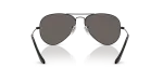 แว่นกันแดด Rayban Aviator RB3025-002/B1 Black Dark Grey แว่นกันแดด Rayban RB3025-002/B1 ขาแว่นด้านใน