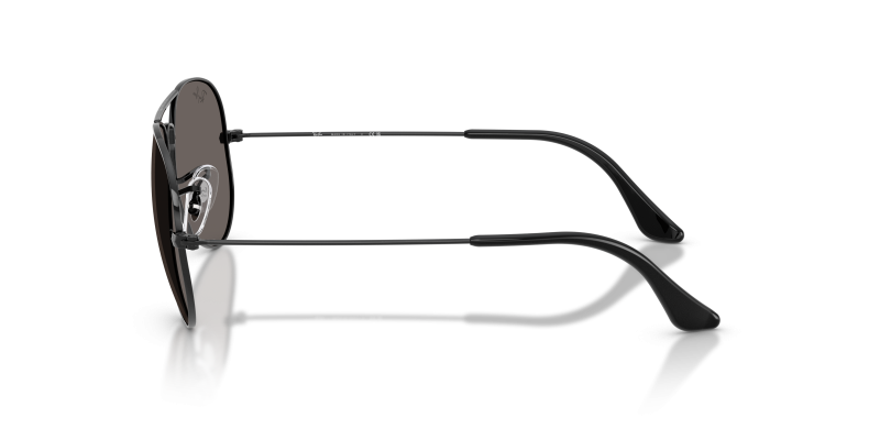 แว่นกันแดด Rayban RB3025-002/B1 มุมข้าง ขาแว่นสีดำ
