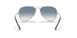 แว่นกันแดด Rayban Aviator RB3025-003/3F Silver Light Blue Gradient Rayban RB3025 003/3F ขาแว่นด้านใน