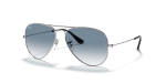 แว่นกันแดด Rayban Aviator RB3025-003/3F Silver Light Blue Gradient Rayban RB3025 003/3F แว่นกันแดดเงิน-ฟ้าไล่ระดับ สำหรับทุกเพศ