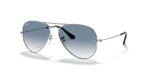 Rayban RB3025 003/3F แว่นกันแดดเงิน-ฟ้าไล่ระดับ สำหรับทุกเพศ