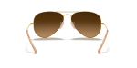 แว่นกันแดด Rayban Aviator RB3025-112/M2 Matte Gold Brown Polarized Rayban RB3025 112/M2 ขาแว่นด้านใน