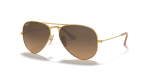 แว่นกันแดด Rayban Aviator RB3025-112/M2 Matte Gold Brown Polarized Rayban RB3025 112/M2 แว่นกันแดดทองด้าน-น้ำตาลโพลาไรซ์ สำหรับทุกเพศ