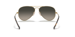 แว่นกันแดด Rayban Aviator RB3025-181/71 Arista Gold Gray Gradient Rayban RB3025 181/71 ขาแว่นด้านใน