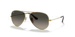 แว่นกันแดด Rayban Aviator RB3025-181/71 Arista Gold Gray Gradient Rayban RB3025 181/71 แว่นกันแดดทองอะริสต้า-เทาไล่ระดับ สำหรับทุกเพศ