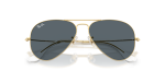 แว่นกันแดด Rayban Aviator RB3025-9219R5 Arista Blue แว่นกันแดด Rayban RB3025-9219R5 close-up ด้านหน้า