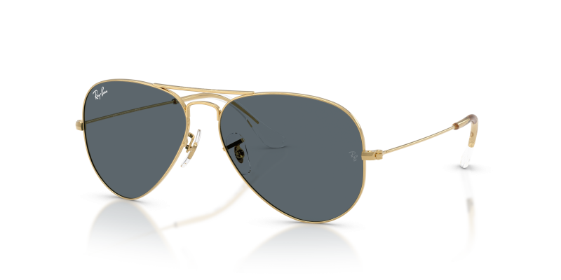 แว่นกันแดด Rayban Aviator RB3025-9219R5 Arista Blue แว่นกันแดด Rayban RB3025-9219R5 มุมเฉียง สี Arista สำหรับทุกเพศ